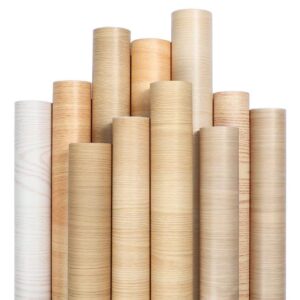 Wood Wallpaper Self-Adhesive Removable Wood Peel and Stick Wall Paper Decorative Wall Covering