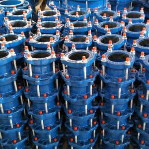 High-pressure ductile iron HDPE compression flange adapter 1 piece, for emergency repair of pipelines